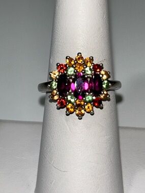 NWOT NYC 11 Chuck Clemency Designer Sterling Silver Genuine Gemstone Ring